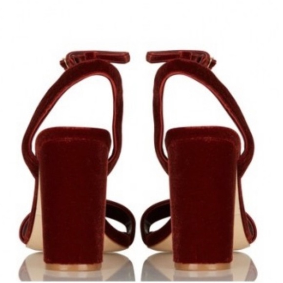 Sandro Velvet Block Heels - Picture 3 of 6